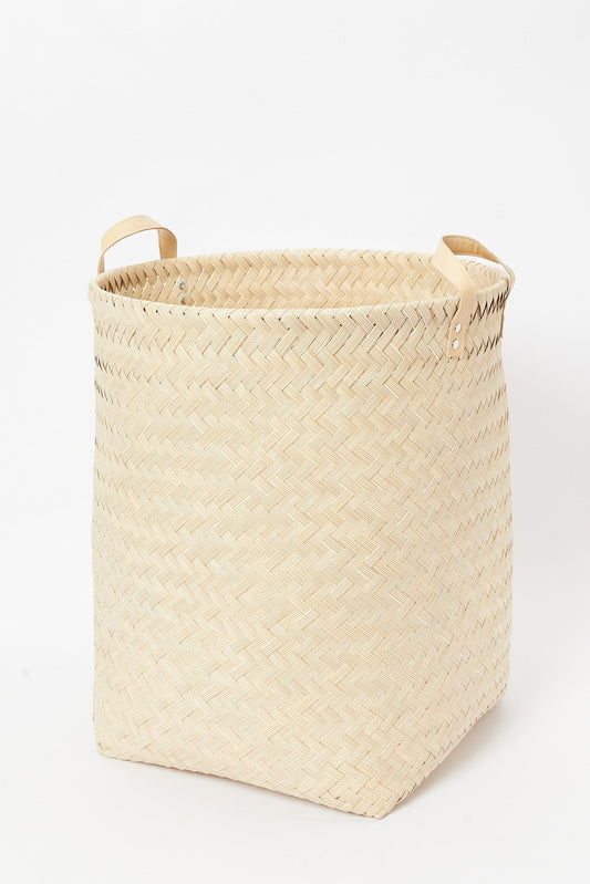 Redtag-Cream-Round-Laundry-Hamper-(Large)-Category:Laundry-Hampers,-Colour:Cream,-Deals:New-In,-Dept:Home,-Filter:Home-Bathroom,-HMW-BAC-Bath-Accessories,-New-In-HMW-BAC,-Non-Sale,-S23A,-Section:Homewares-Home-Bathroom-