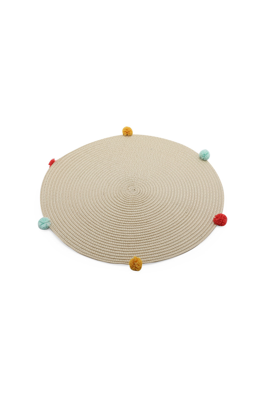 Redtag-Beige-Round-Placemat-Category:Placemats-&-Coasters,-Colour:Beige,-Deals:New-In,-Dept:Home,-Filter:Home-Dining,-HMW-DIN-Kitchen-Accessories,-New-In-HMW-DIN,-Non-Sale,-Section:Homewares,-W22B-Home-Dining-