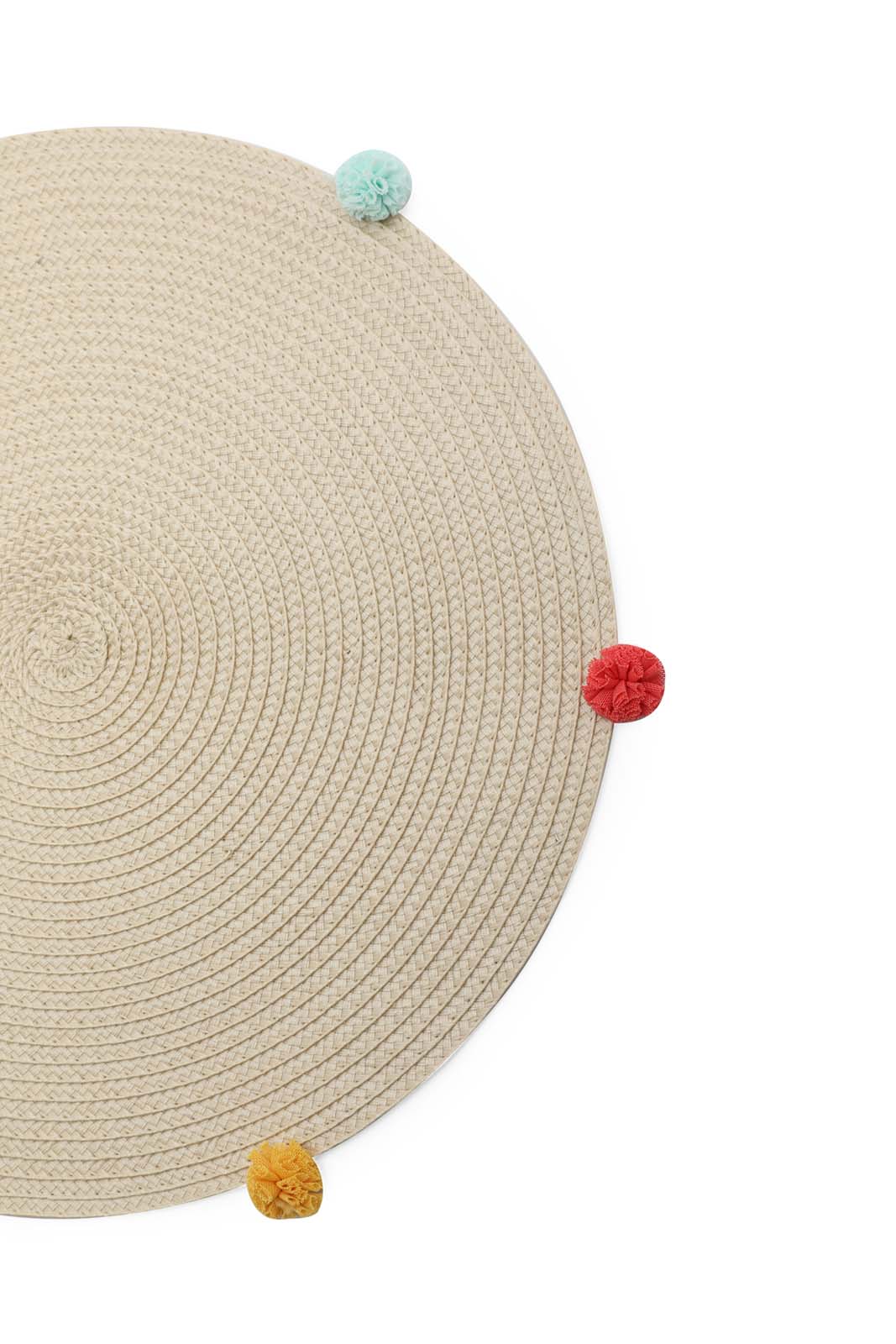 Redtag-Beige-Round-Placemat-Category:Placemats-&-Coasters,-Colour:Beige,-Deals:New-In,-Dept:Home,-Filter:Home-Dining,-HMW-DIN-Kitchen-Accessories,-New-In-HMW-DIN,-Non-Sale,-Section:Homewares,-W22B-Home-Dining-