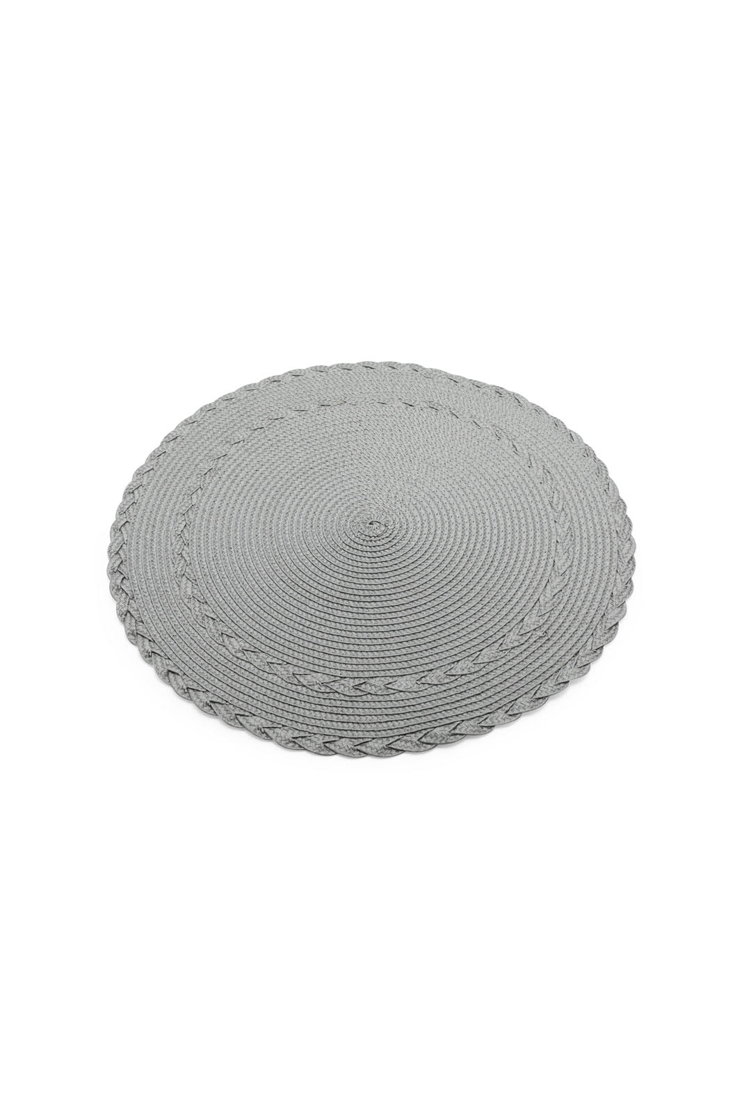 Redtag-Gray-Round-Placemat-Category:Placemats-&-Coasters,-Colour:Grey,-Deals:New-In,-Dept:Home,-Filter:Home-Dining,-HMW-DIN-Kitchen-Accessories,-New-In-HMW-DIN,-Non-Sale,-Section:Homewares,-W22B-Home-Dining-