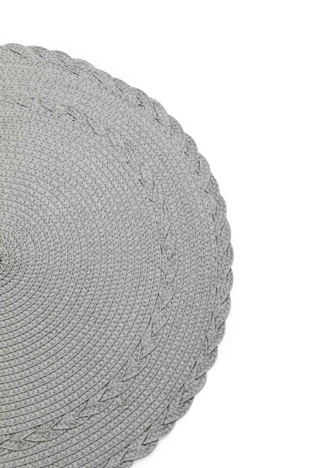 Redtag-Gray-Round-Placemat-Category:Placemats-&-Coasters,-Colour:Grey,-Deals:New-In,-Dept:Home,-Filter:Home-Dining,-HMW-DIN-Kitchen-Accessories,-New-In-HMW-DIN,-Non-Sale,-Section:Homewares,-W22B-Home-Dining-