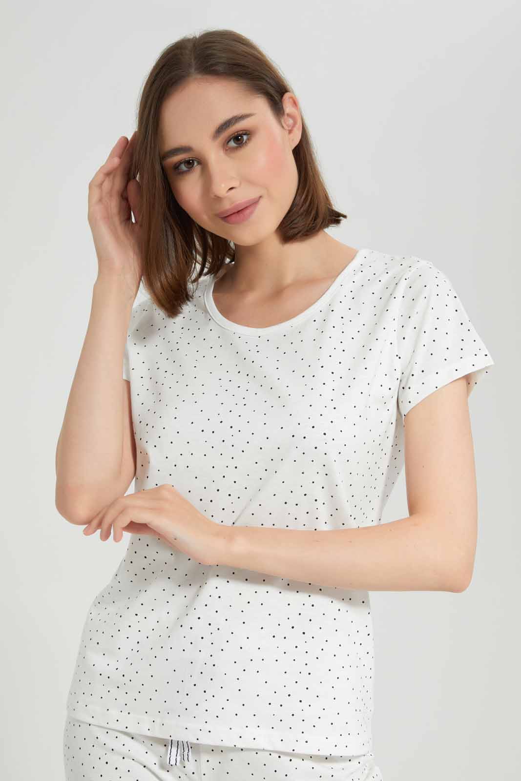 Redtag-Women-Off-White-Ladies-Aop-Pj-With-Vest-Category:Pyjama-Sets,-Colour:White,-Deals:New-In,-Filter:Women's-Clothing,-New-In-Women-APL,-Non-Sale,-Section:Women,-TBL,-W22A,-Women-Pyjama-Sets--