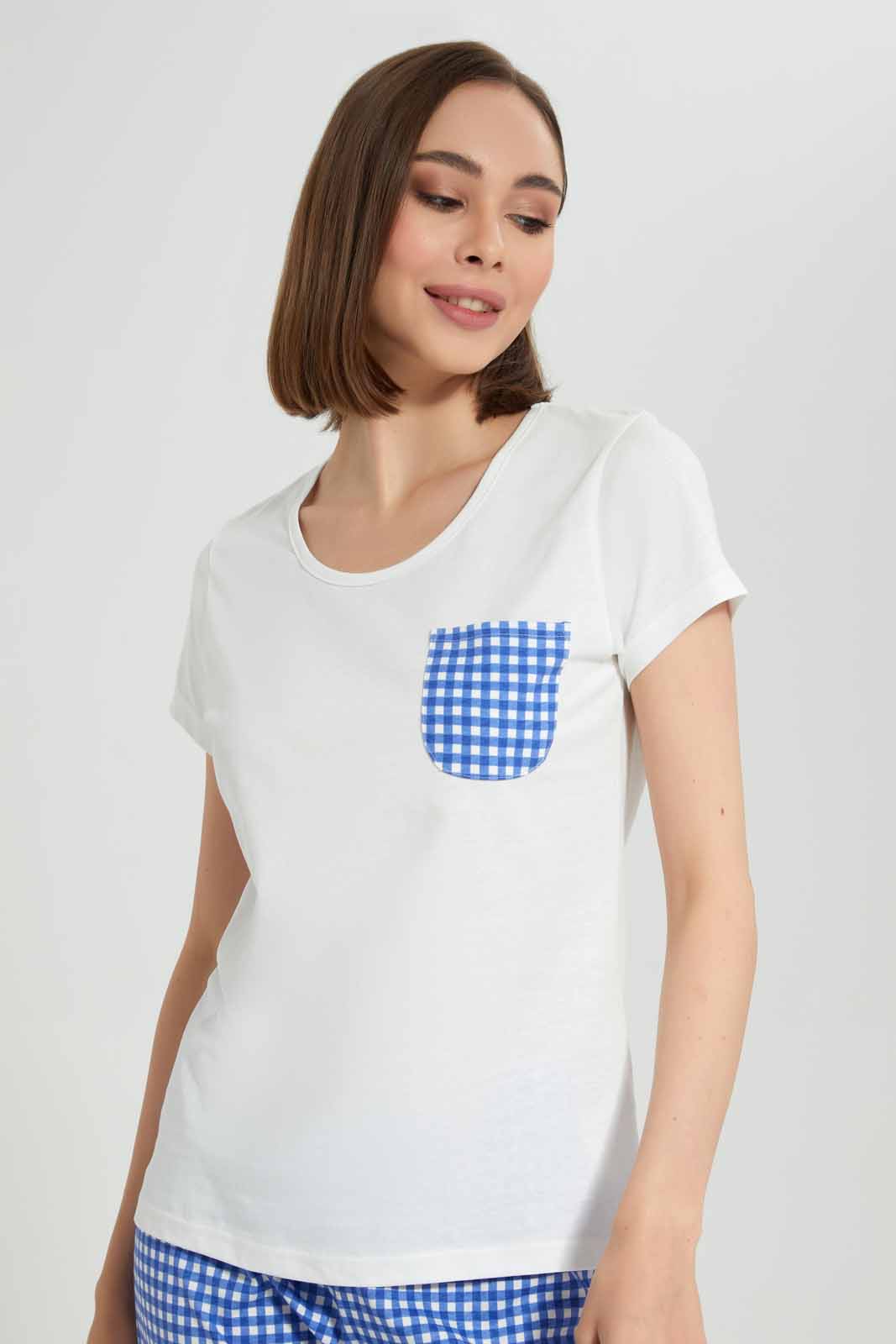 Redtag-Women-Off-White-Ladies-Aop-Pj-With-Vest-Category:Pyjama-Sets,-Colour:White,-Deals:New-In,-Filter:Women's-Clothing,-New-In-Women-APL,-Non-Sale,-Section:Women,-TBL,-W22A,-Women-Pyjama-Sets--