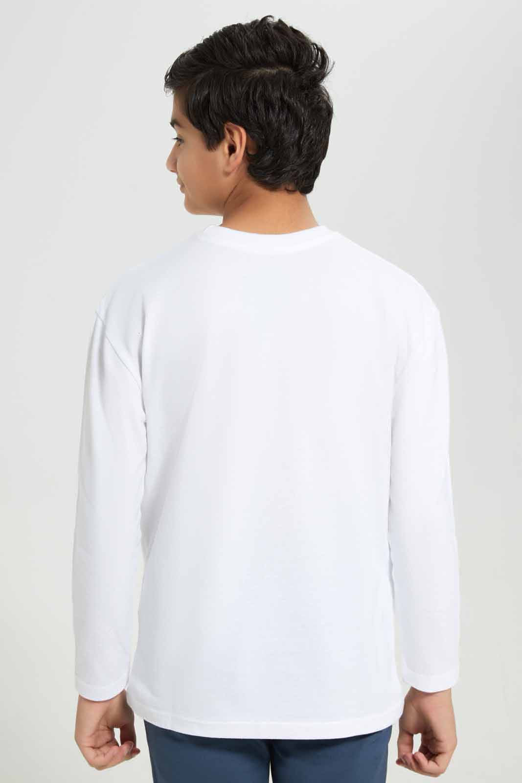 Redtag-Boys-White-Pique-Oversize-Sweatshirt-BSR-Sweatshirts,-Category:Sweatshirts,-Colour:White,-Deals:New-In,-Filter:Senior-Boys-(8-to-14-Yrs),-New-In-BSR-APL,-Non-Sale,-Section:Boys-(0-to-14Yrs),-TBL,-W22B-Senior-Boys-9 to 14 Years