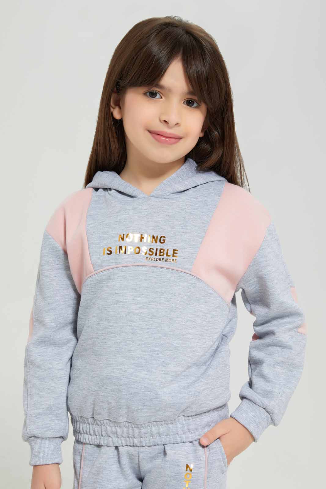 Redtag-Girls-Grey-&-Pink-Jogsuit-Category:Jog-Sets,-Colour:Grey,-Deals:New-In,-Filter:Girls-(2-to-8-Yrs),-GIR-Jog-Sets,-New-In-GIR-APL,-Non-Sale,-Section:Girls-(0-to-14Yrs),-W22B-Girls-2 to 8 Years