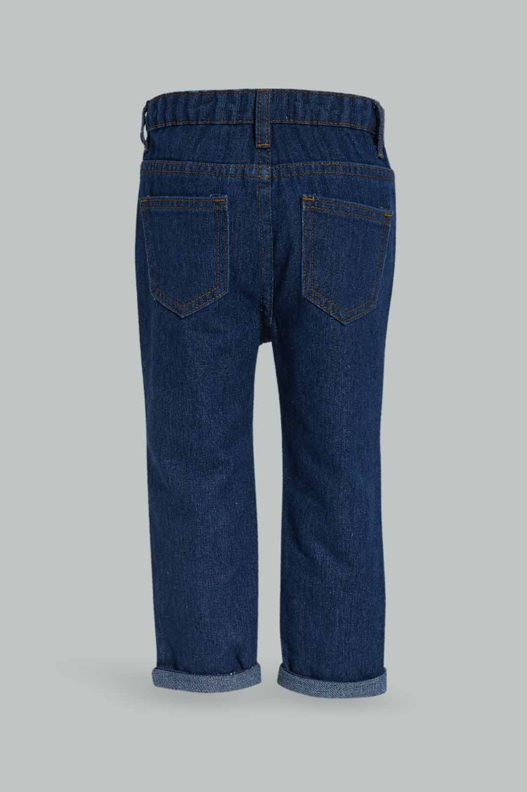 Redtag-Boys-Dark-Wash-Novelty-Fox-Jean-Category:Jeans,-Colour:Dark-Wash,-Deals:New-In,-Dept:Boys,-Filter:Infant-Boys-(3-to-24-Mths),-INB-Jeans,-New-In-INB-APL,-Non-Sale,-Section:Boys-(0-to-14Yrs),-W22B-Infant-Boys-3 to 24 Months