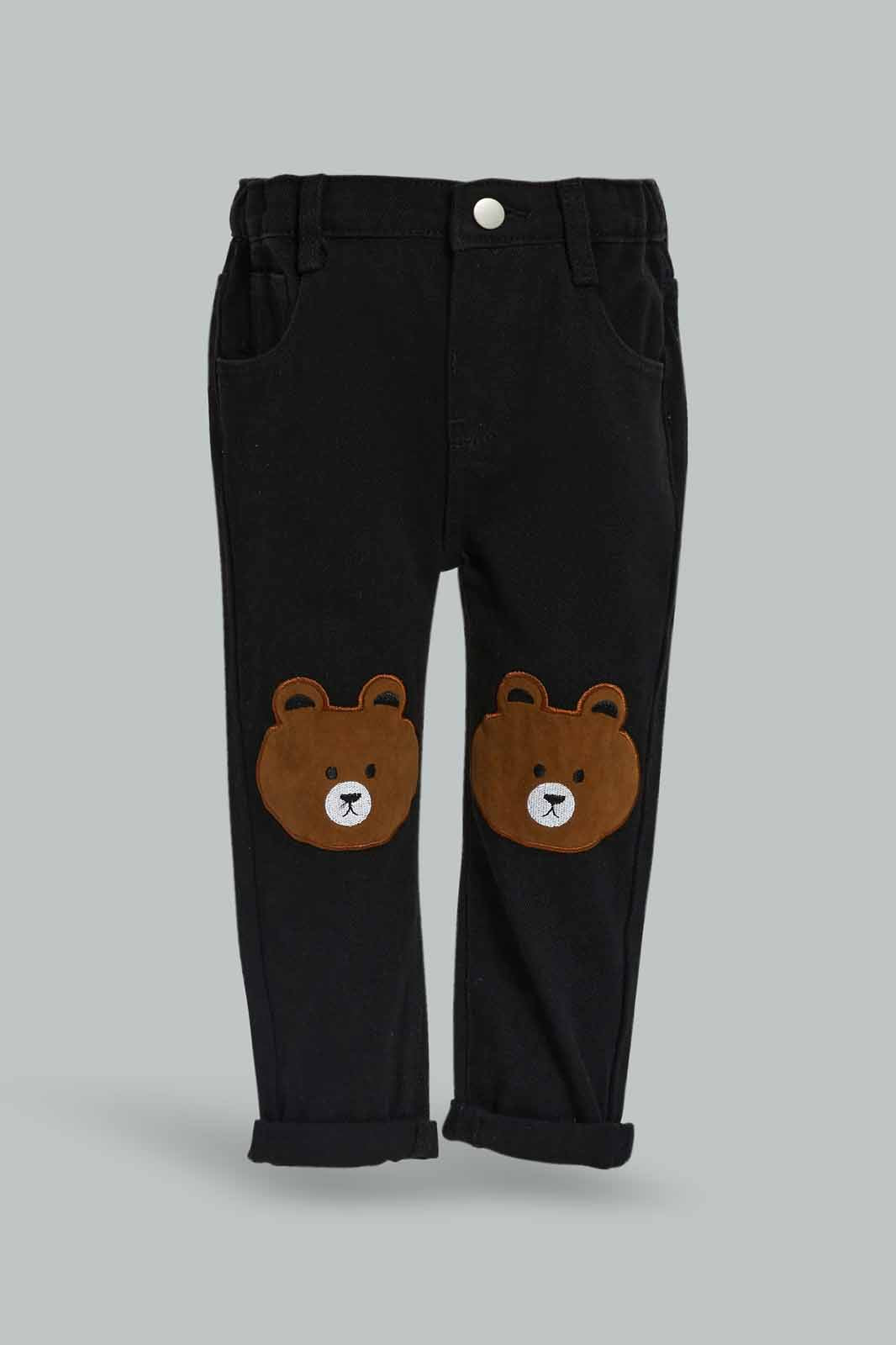 Redtag-Boys-Dark-Wash-Novelty-Bear-Jean-Category:Jeans,-Colour:Dark-Wash,-Deals:New-In,-Dept:Boys,-Filter:Infant-Boys-(3-to-24-Mths),-INB-Jeans,-New-In-INB-APL,-Non-Sale,-Section:Boys-(0-to-14Yrs),-W22B-Infant-Boys-3 to 24 Months