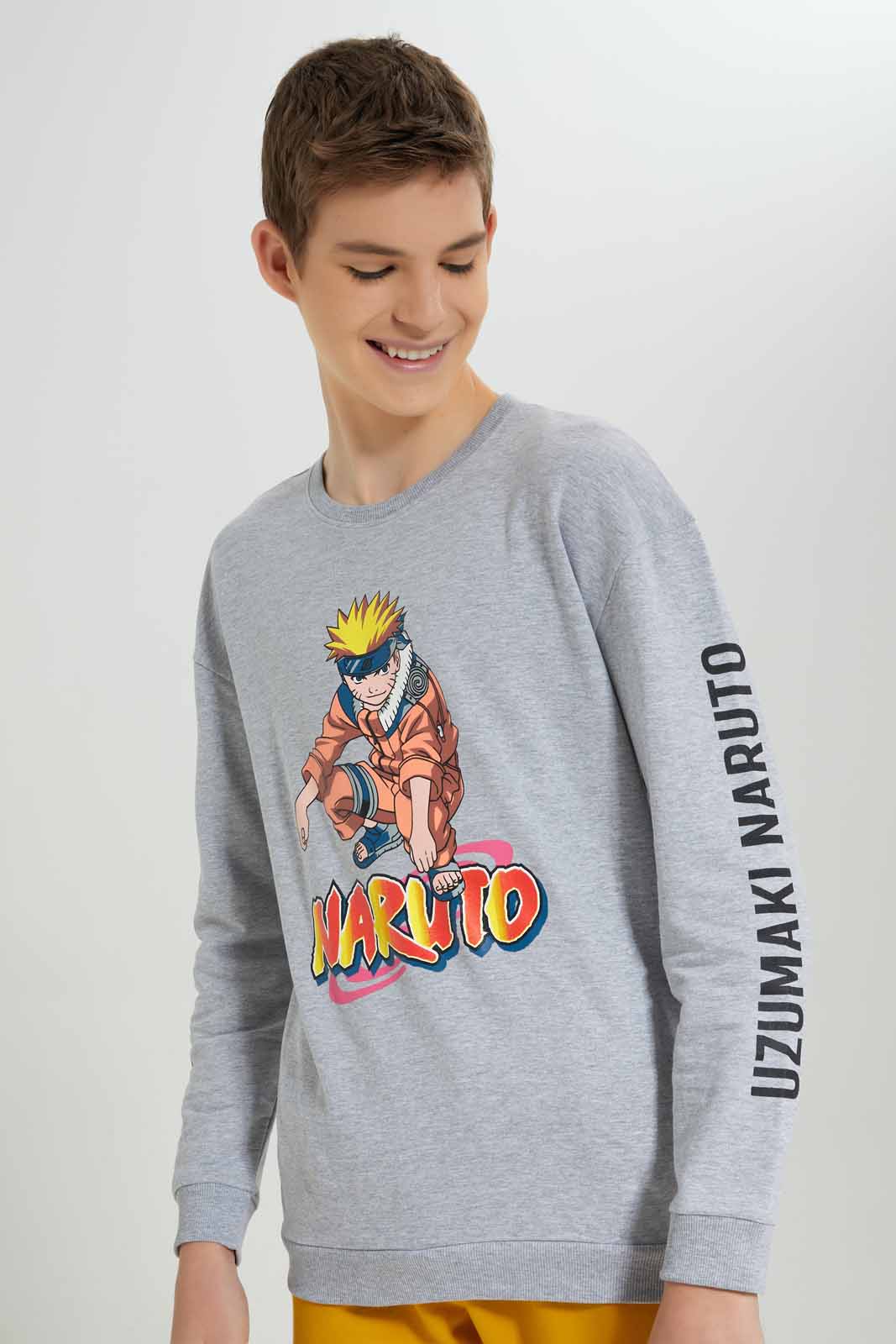 Boys Grey Naruto Sweatshirt