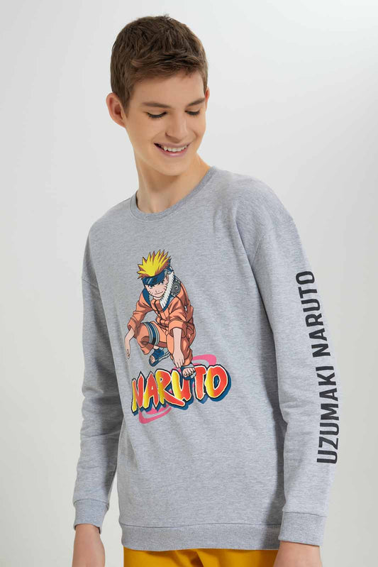 Boys Grey Naruto Sweatshirt