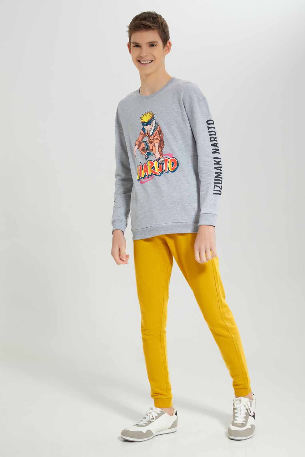 Boys Grey Naruto Sweatshirt