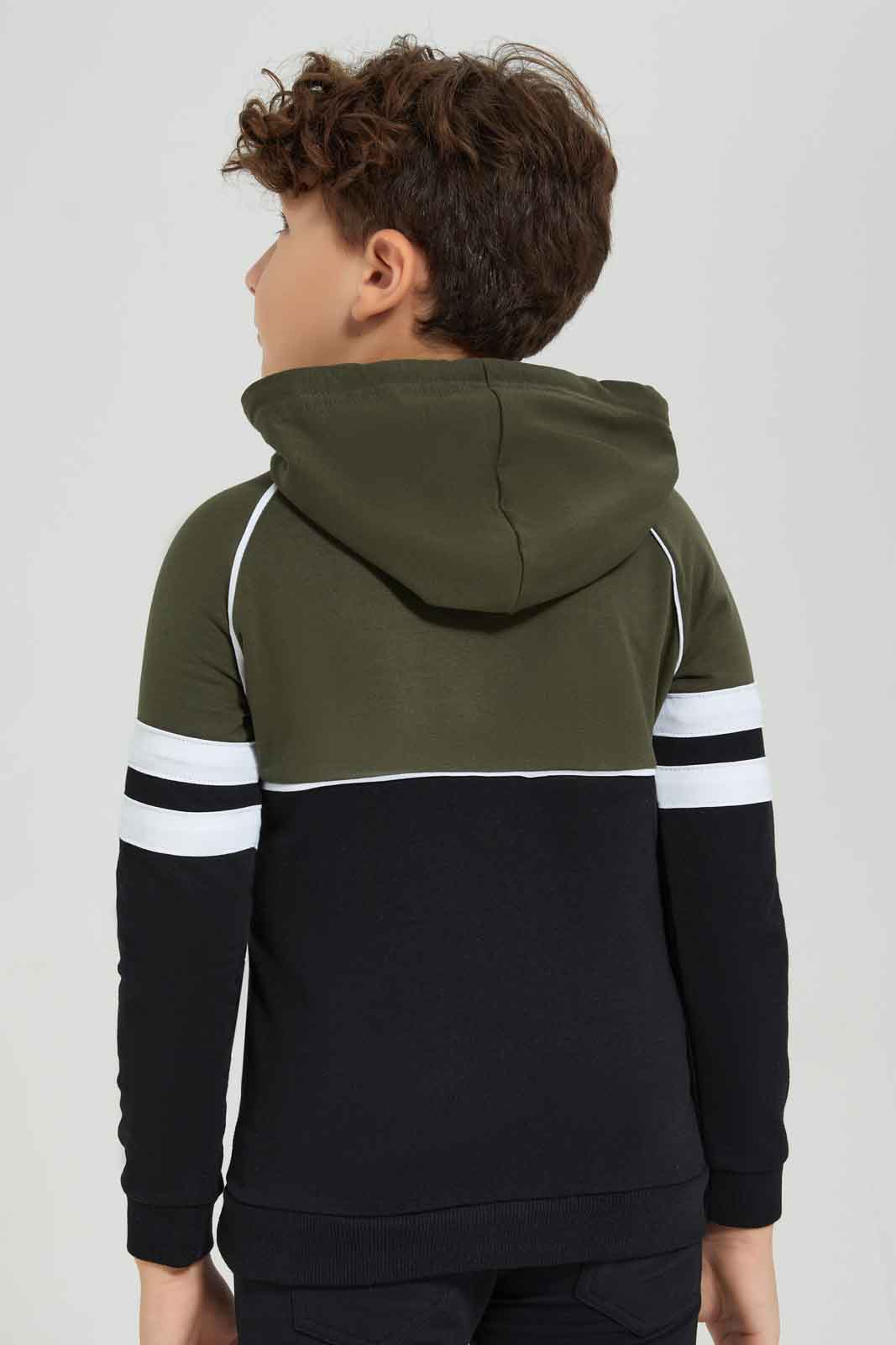 Redtag-Boys-Black-Paneled-Pocket-Hooded-Sweat-BOY-Sweatshirts,-Category:Sweatshirts,-Colour:Black,-Deals:New-In,-Dept:Boys,-Filter:Boys-(2-to-8-Yrs),-New-In-BOY-APL,-Non-Sale,-Section:Boys-(0-to-14Yrs),-W22B-Boys-2 to 8 Years