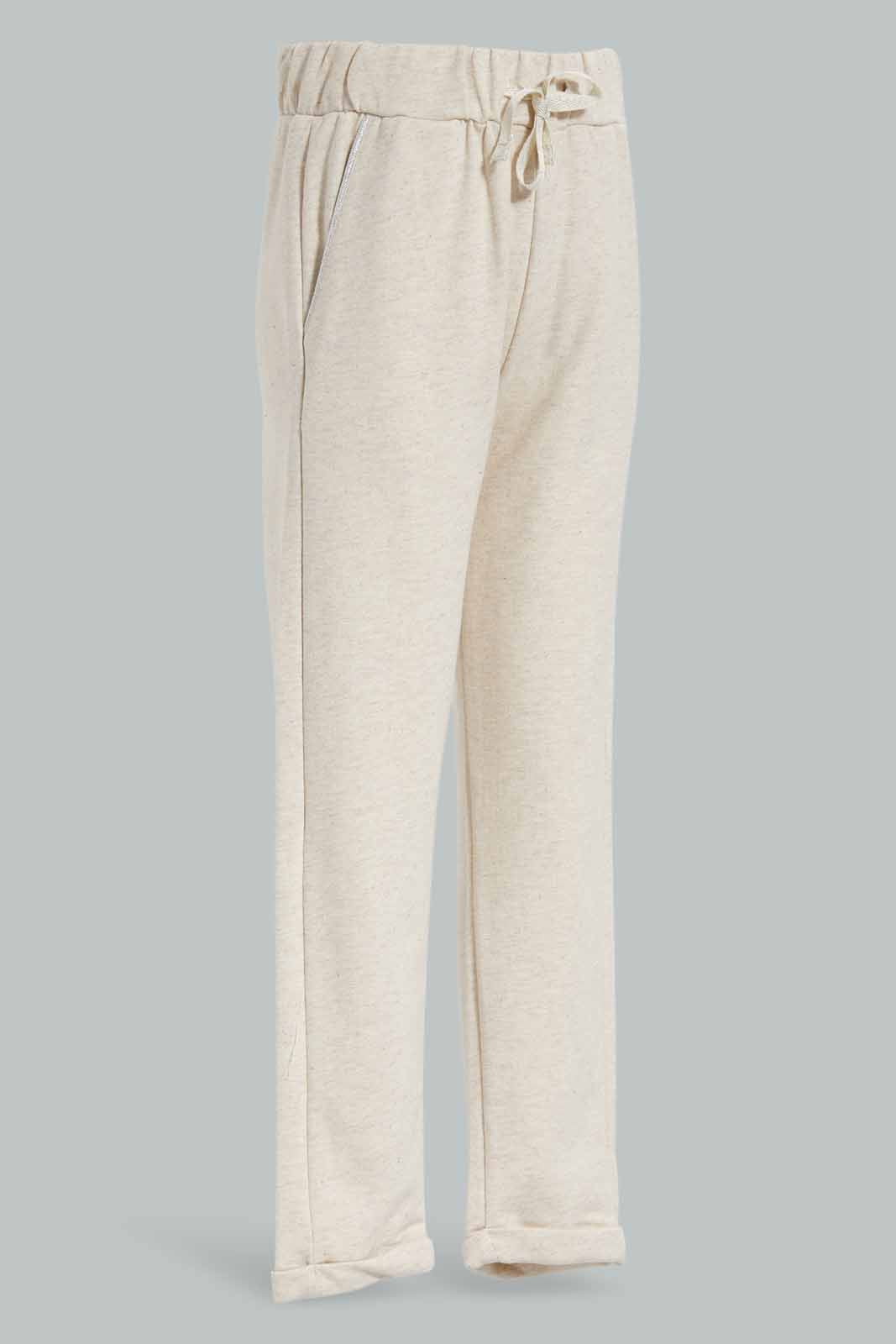 Redtag-Girls-Beige-Active-Pant-Category:Joggers,-Colour:Beige,-Deals:New-In,-Dept:Girls,-Filter:Girls-(2-to-8-Yrs),-GIR-Joggers,-New-In-GIR-APL,-Non-Sale,-Section:Girls-(0-to-14Yrs),-W22A-Girls-2 to 8 Years