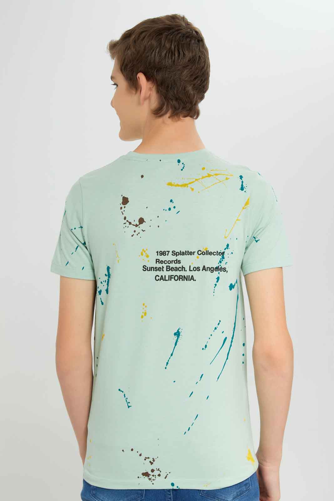 Redtag-Boys-Mint-Green-Flow-Expressions-Splatter-Tee-BSR-T-Shirts,-Category:T-Shirts,-Colour:Green,-Deals:New-In,-Dept:Boys,-Filter:Senior-Boys-(8-to-14-Yrs),-New-In-BSR-APL,-Non-Sale,-Section:Boys-(0-to-14Yrs),-W22B-Senior-Boys-9 to 14 Years