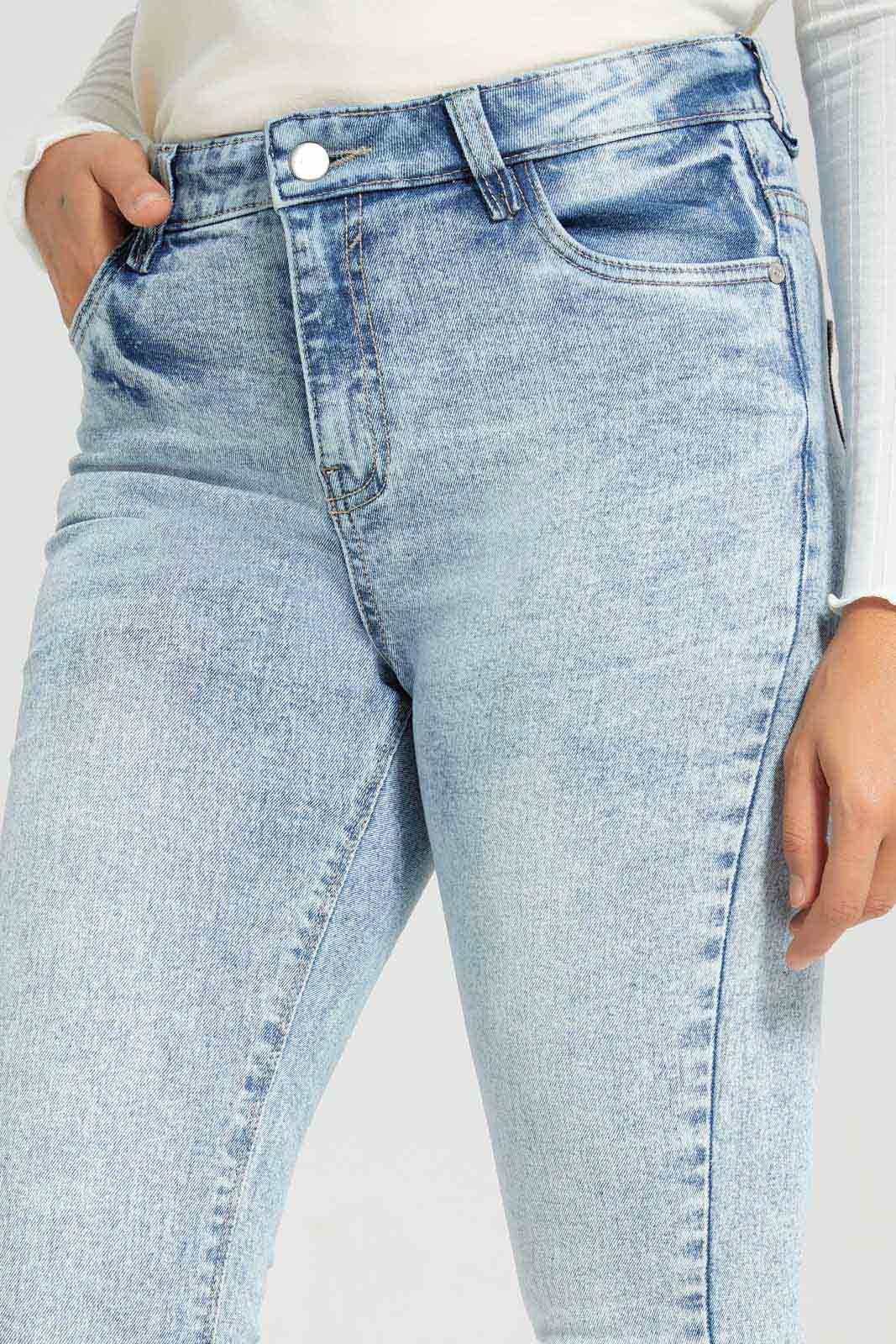 Redtag-Women-Light-Wash-Flared-Leg-Denims-Category:Jeans,-Colour:Light-Wash,-Deals:New-In,-Filter:Women's-Clothing,-LMC,-New-In-Women-APL,-Non-Sale,-Section:Women,-W22A,-Women-Jeans--