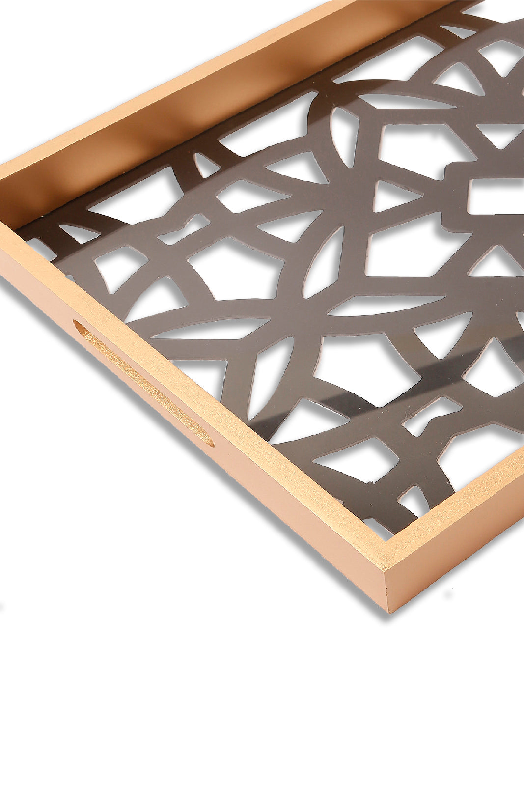 Redtag-White-Rectangle-Laser-Cut-Tray-(Small)-Category:Trays,-Colour:White,-Deals:New-In,-Dept:Home,-Filter:Home-Dining,-HMW-DIN-Serveware,-New-In-HMW-DIN,-Non-Sale,-S23A,-Section:Homewares-Home-Dining-