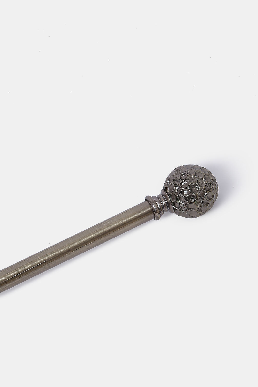 Redtag-Bronze-Satin-Finish-Extendable-Single-Curtain-Rod-With-Round-Finial-Category:Curtain-Rods,-Colour:Bronze,-Deals:New-In,-Dept:Home,-Filter:Home-Bedroom,-HMW-BED-Bedroom-Accessories,-New-In-HMW-BED,-Non-Sale,-S23A,-Section:Homewares-Home-Bedroom-