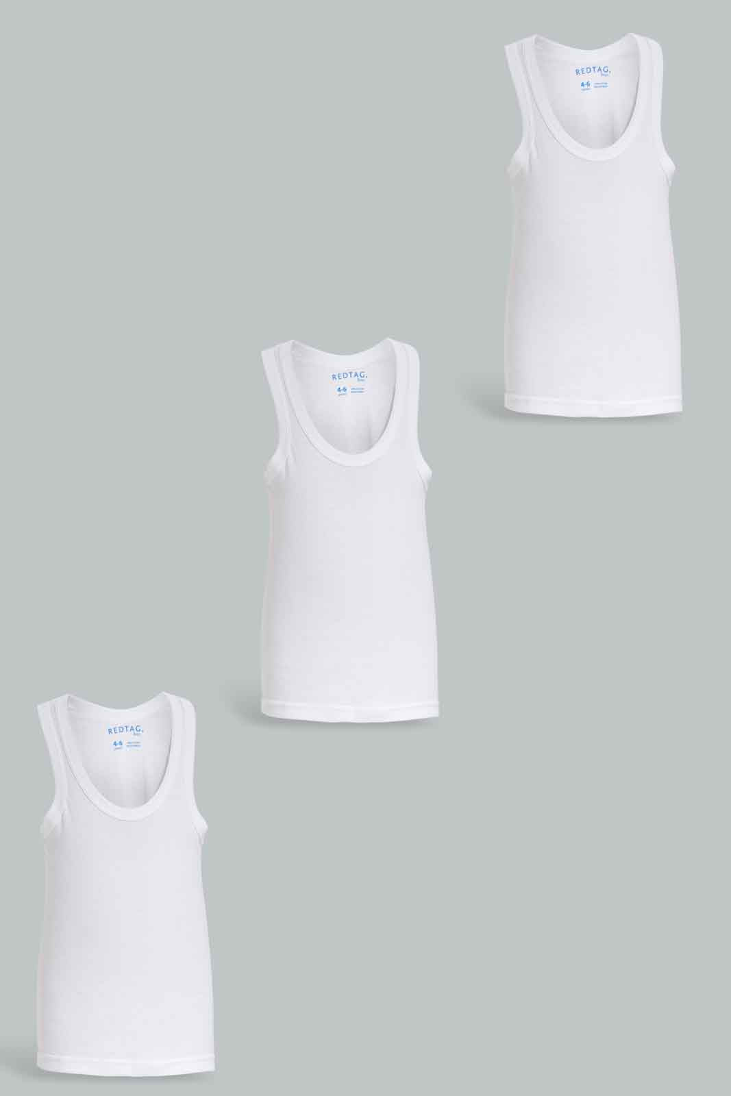 Redtag-Boys-White-3-Pack-Vest-Basic-365,-BOY-Vests,-Category:Vests,-Colour:White,-Deals:New-In,-Dept:Boys,-ESS,-Filter:Boys-(2-to-8-Yrs),-New-In-BOY-APL,-Non-Sale,-Section:Boys-(0-to-14Yrs)-Boys-2 to 8 Years