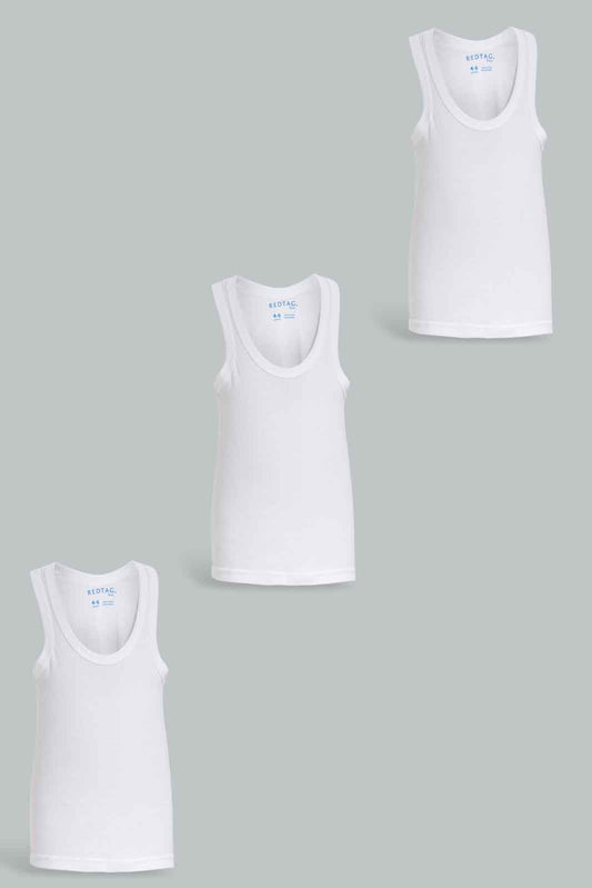 Redtag-Boys-White-3-Pack-Vest-Basic-365,-BOY-Vests,-Category:Vests,-Colour:White,-Deals:New-In,-Dept:Boys,-ESS,-Filter:Boys-(2-to-8-Yrs),-New-In-BOY-APL,-Non-Sale,-Section:Boys-(0-to-14Yrs)-Boys-2 to 8 Years