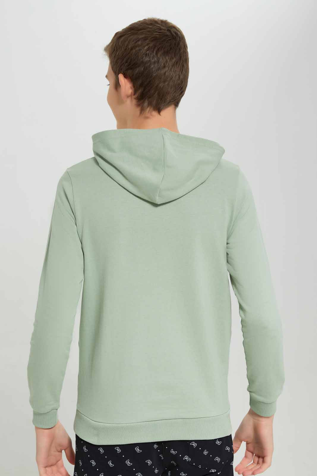 Redtag-Boys-Green-Hoody-Kangaroo-Pocket-Sweatshirt-BSR-Sweatshirts,-Category:Sweatshirts,-Colour:Green,-Deals:New-In,-Filter:Senior-Boys-(8-to-14-Yrs),-NDAY,-New-In-BSR-APL,-Non-Sale,-Section:Boys-(0-to-14Yrs),-TBL,-W22B-Senior-Boys-9 to 14 Years