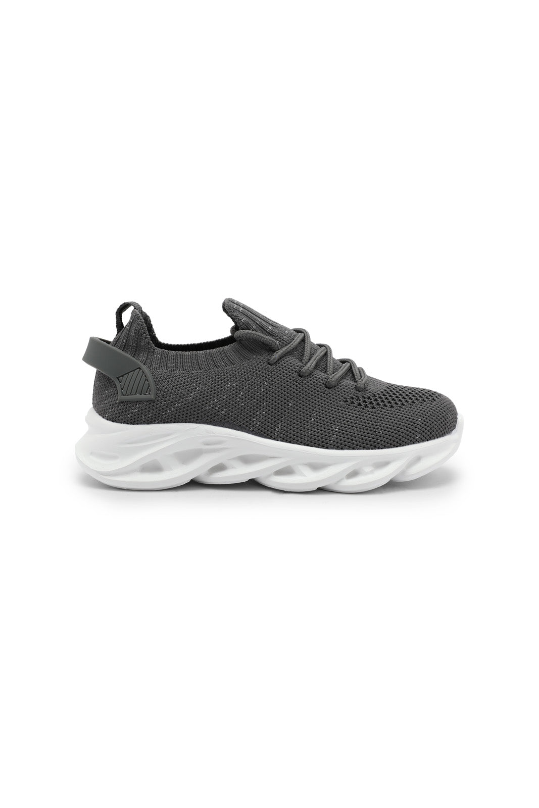 Redtag-Grey-Knit-Sneaker-BOY-Trainers,-Category:Trainers,-Colour:Grey,-Deals:New-In,-Dept:Boys,-Filter:Boys-Footwear-(3-to-5-Yrs),-New-In-BOY-FOO,-Non-Sale,-Section:Boys-(0-to-14Yrs),-W22B-Boys-3 to 5 Years