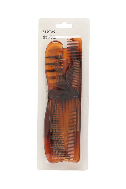 Redtag-Brown-Comb-6Pcs-Set-Category:Hair-Accessories,-Colour:Brown,-Filter:Travel-Accessories,-IMP-Hair-Accessories,-New-In,-New-In-IMP-ACC,-Non-Sale,-S23A,-Section:Homewares-Check-