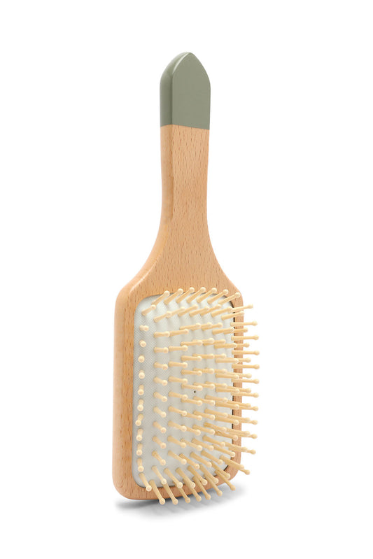 Redtag-Beige-Wooden-Hair-Brush-Category:Hair-Accessories,-Colour:Beige,-Filter:Travel-Accessories,-IMP-Hair-Accessories,-New-In,-New-In-IMP-ACC,-Non-Sale,-S23A,-Section:Homewares-Check-