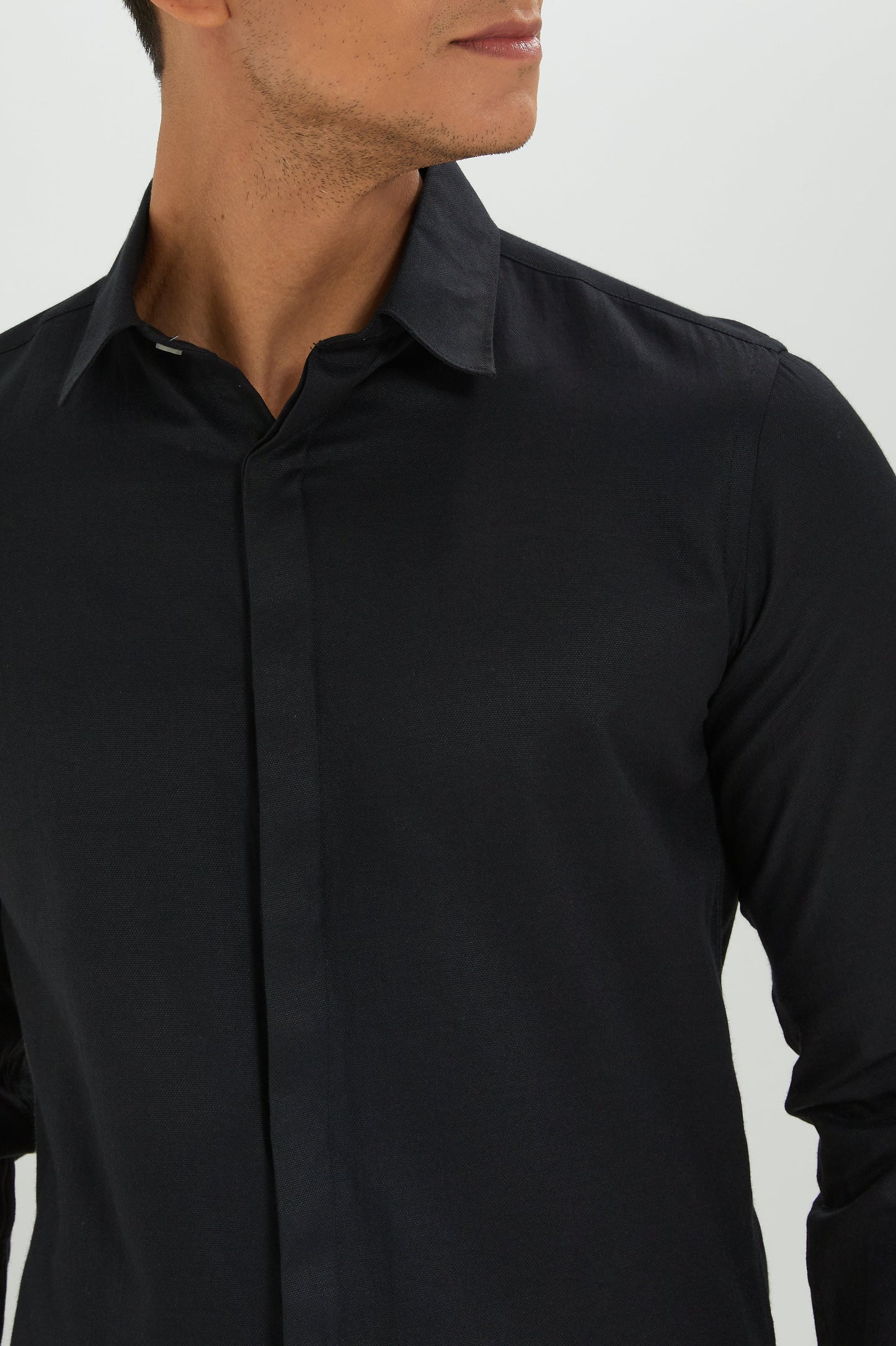 Men Black Formal Shirt