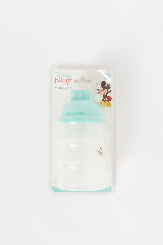 Redtag-Light-Mint/White-Mickey-Milk-Powder-Dispenser-Category:Newborn-Accessories,-CHR,-CHR:CHR,-Colour:Mint,-Deals:New-In,-Dept:New-Born,-Filter:Newborn-Accessories,-H1:ACC,-H2:NBN,-H3:NUF,-H4:NUF,-NBN-Newborn-Accessories,-New-In,-New-In-NBN-ACC,-Non-Sale,-S23A,-Season:S23B,-Section:Boys-(0-to-14Yrs),-Style:INFANT-FEEDING-New-Born-Baby-