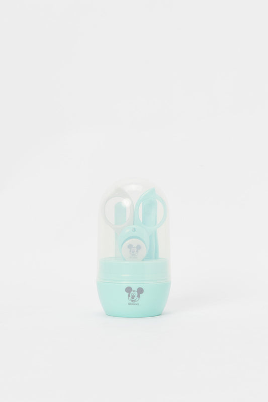 Redtag-Light-Mint/White-Mickey-5Pcs-Groming-Set-Category:Newborn-Accessories,-CHR,-CHR:CHR,-Colour:Mint,-Deals:New-In,-Dept:New-Born,-Filter:Newborn-Accessories,-H1:ACC,-H2:NBN,-H3:NUF,-H4:NUF,-NBN-Newborn-Accessories,-New-In,-New-In-NBN-ACC,-Non-Sale,-Packs,-S23A,-Season:S23B,-Section:Boys-(0-to-14Yrs),-Set:Set-of-5,-Style:INFANT-FEEDING-New-Born-Baby-