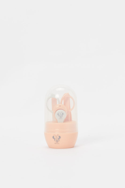 Redtag-Pink/White-Minnie-5Pcs-Groming-Set-Category:Newborn-Accessories,-CHR,-CHR:CHR,-Colour:Pink,-Deals:New-In,-Dept:New-Born,-Filter:Newborn-Accessories,-H1:ACC,-H2:NBN,-H3:NUF,-H4:NUF,-NBN-Newborn-Accessories,-New-In,-New-In-NBN-ACC,-Non-Sale,-Packs,-S23A,-Season:S23B,-Section:Boys-(0-to-14Yrs),-Set:Set-of-5,-Style:INFANT-FEEDING-New-Born-Baby-