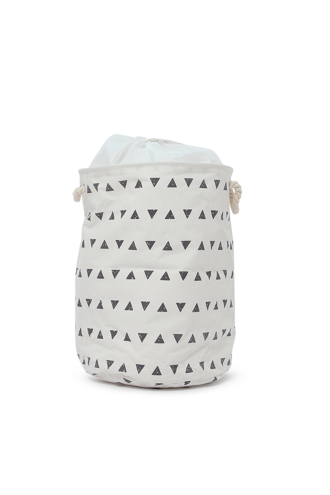 Redtag-Grey-Laundry-Hamper-Category:Bathroom-Accessories,-Colour:Grey,-Deals:New-In,-Dept:Home,-Filter:Home-Bathroom,-HMW-BAC-Bath-Accessories,-New-In-HMW-BAC,-Non-Sale,-S23A,-Section:Homewares-Home-Bathroom-