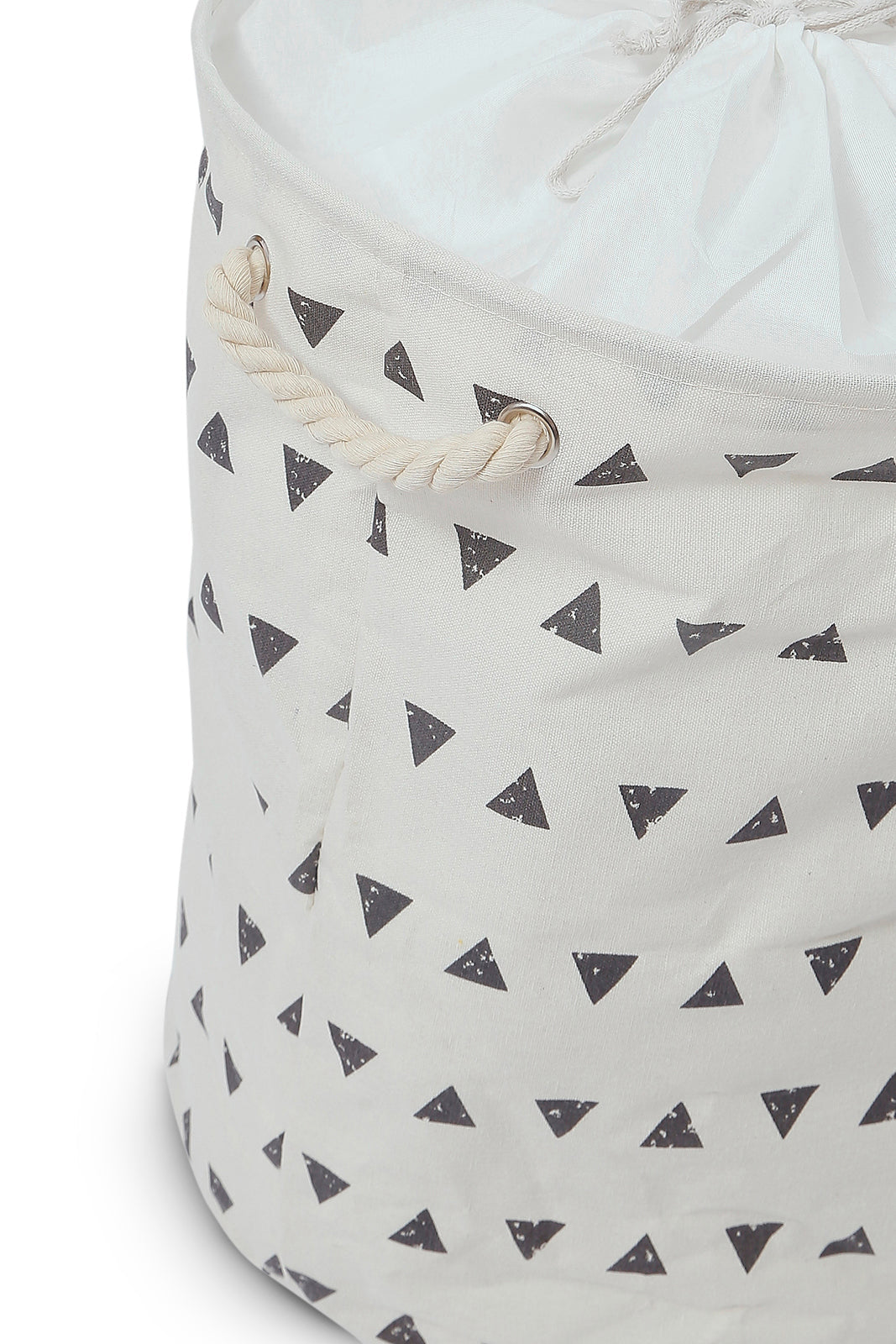 Redtag-Grey-Laundry-Hamper-Category:Bathroom-Accessories,-Colour:Grey,-Deals:New-In,-Dept:Home,-Filter:Home-Bathroom,-HMW-BAC-Bath-Accessories,-New-In-HMW-BAC,-Non-Sale,-S23A,-Section:Homewares-Home-Bathroom-