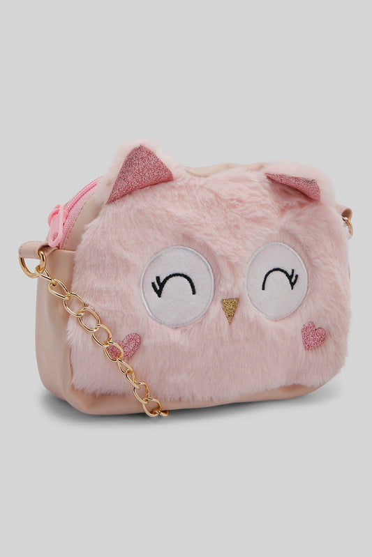 Redtag-Multi-Colour-Character-Faux-Fur-Cross-Body-Bag-Category:Bags,-Colour:Assorted,-Filter:Girls-Accessories,-GIR-Bags,-New-In,-New-In-GIR-ACC,-Non-Sale,-Section:Girls-(0-to-14Yrs),-W22B-Girls-
