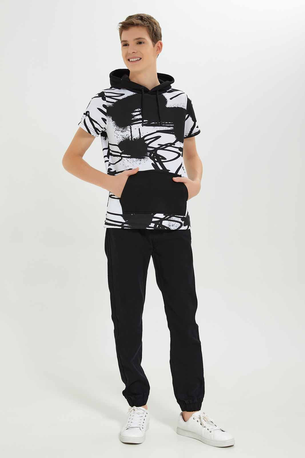 Redtag-Boys-Black-Denim-Jogger-BSR-Jeans,-Category:Jeans,-Colour:Black,-Deals:New-In,-Dept:Boys,-Filter:Senior-Boys-(8-to-14-Yrs),-New-In-BSR-APL,-Non-Sale,-Section:Boys-(0-to-14Yrs),-W22B-Senior-Boys-9 to 14 Years
