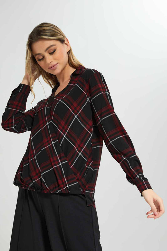 Redtag-Women-Assorted-Wrap-Blouse-Category:Blouses,-Colour:Assorted,-Deals:New-In,-Filter:Women's-Clothing,-New-In-Women-APL,-Non-Sale,-Section:Women,-W22B,-Women-Blouses-Women's-