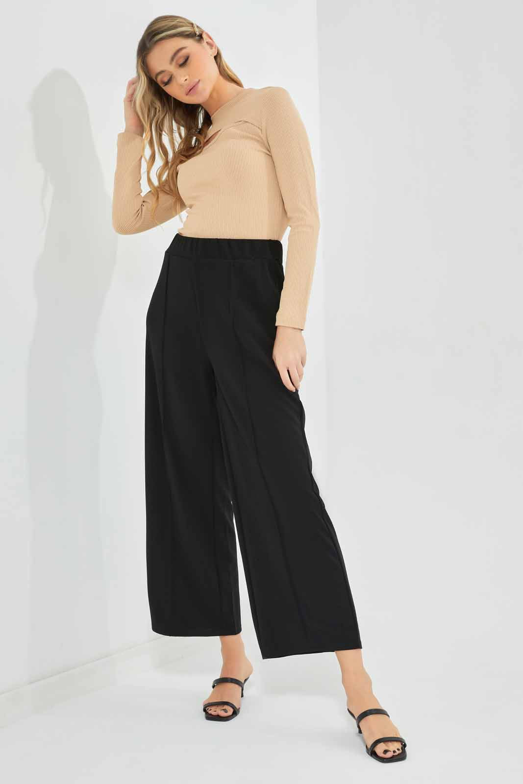 Redtag-Women-Beige-Peek-A-Boo-Rib-Top-Category:Tops,-Colour:Beige,-Deals:New-In,-Filter:Women's-Clothing,-New-In-Women-APL,-Non-Sale,-Section:Women,-W22B,-Women-Tops-Women's-