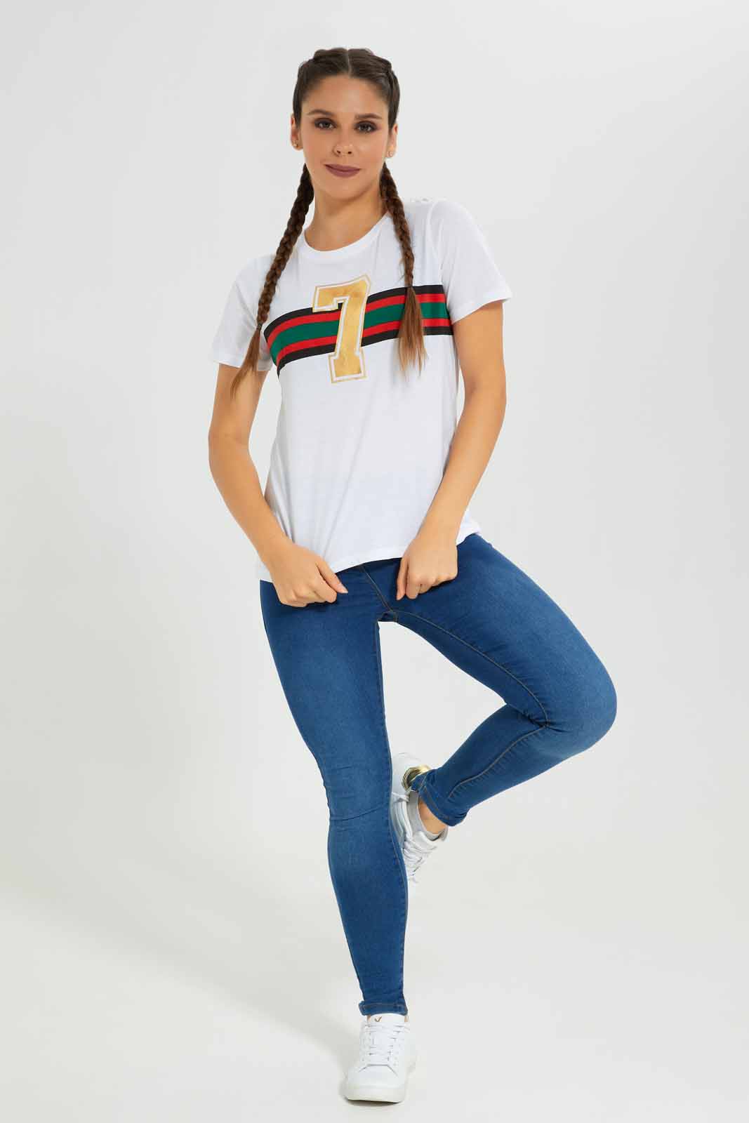 Redtag-Women-Blue-Portugal-Placement-Print-Active-T-Shirt-Category:T-Shirts,-Colour:Blue,-Deals:New-In,-Filter:Women's-Clothing,-FWC,-New-In-Women-APL,-Non-Sale,-Section:Women,-W22B,-Women-T-Shirts-Women's-