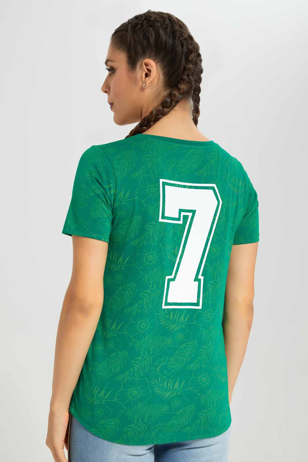 Redtag-Women-Green-Ksa-Placement-Print-Active-T-Shirt-Category:T-Shirts,-Colour:Green,-Deals:New-In,-Filter:Women's-Clothing,-FWC,-New-In-Women-APL,-Non-Sale,-Section:Women,-W22B,-Women-T-Shirts-Women's-