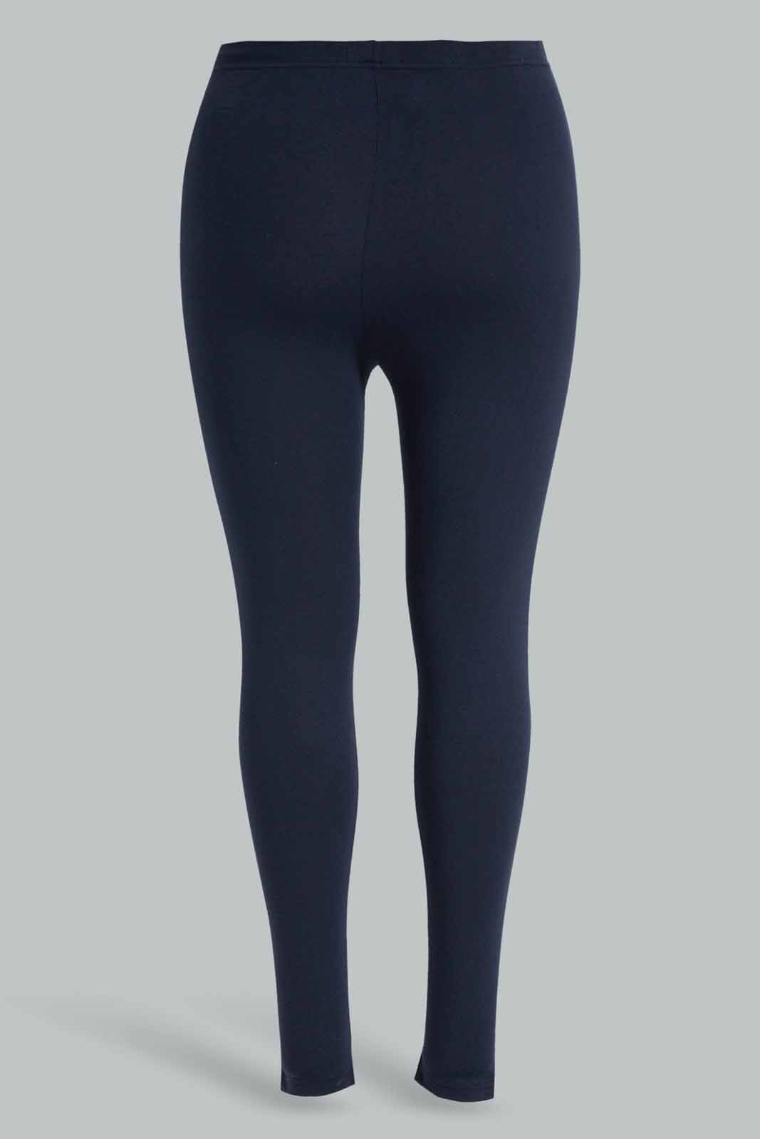 Redtag-Plus-Size-Women-Navy-Basic-Legging-2FOR49,-Category:Leggings,-Colour:Navy,-Deals:2-FOR-49,-Deals:New-In,-Dept:Ladieswear,-Filter:Plus-Size,-LDP-Leggings,-New-In-LDP-APL,-Non-Sale,-Section:Women,-TBL,-W22B-Women's-