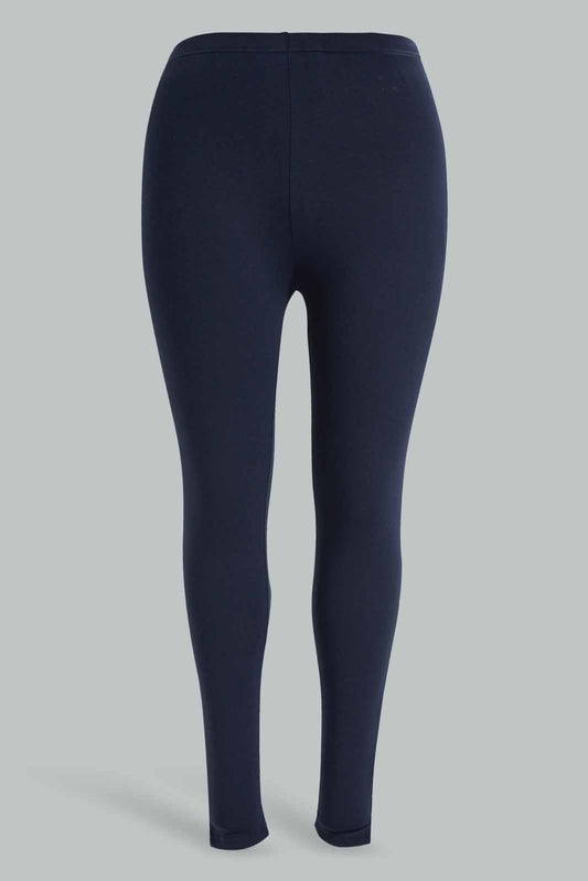 Redtag-Plus-Size-Women-Navy-Basic-Legging-2FOR49,-Category:Leggings,-Colour:Navy,-Deals:2-FOR-49,-Deals:New-In,-Dept:Ladieswear,-Filter:Plus-Size,-LDP-Leggings,-New-In-LDP-APL,-Non-Sale,-Section:Women,-TBL,-W22B-Women's-