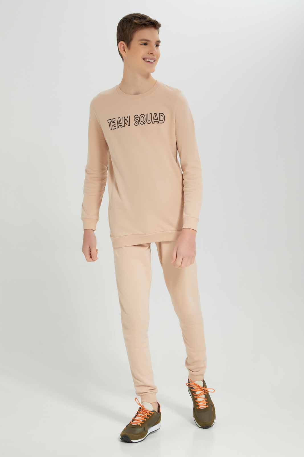 Redtag-Boys-Beige-Nyc-Jogging-Suit-BSR-Jog-Sets,-Category:Jog-Sets,-Colour:Beige,-Deals:New-In,-Filter:Senior-Boys-(8-to-14-Yrs),-New-In-BSR-APL,-Non-Sale,-Section:Boys-(0-to-14Yrs),-W22B-Senior-Boys-9 to 14 Years
