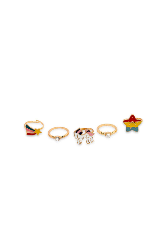 Redtag-Ring-Category:Jewellery,-Colour:Multicolour,-Dept:Girls,-Filter:Girls-Accessories,-GIR-Jewellery,-New-In,-New-In-GIR-ACC,-Non-Sale,-S23A,-Section:Girls-(0-to-14Yrs)-Girls-