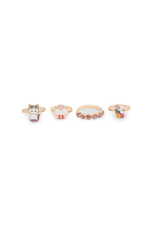 Redtag-Ring-Category:Jewellery,-Colour:Multicolour,-Dept:Girls,-Filter:Girls-Accessories,-GIR-Jewellery,-New-In,-New-In-GIR-ACC,-Non-Sale,-S23A,-Section:Girls-(0-to-14Yrs)-Girls-