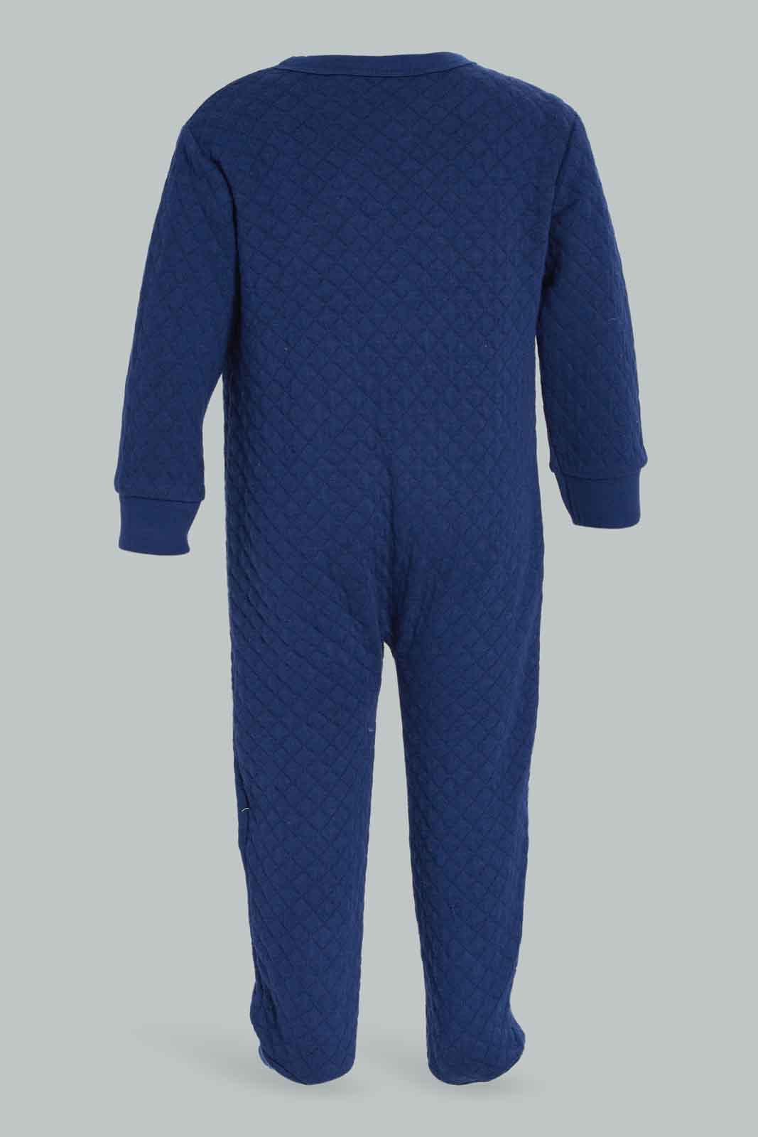 Redtag-Boys-Navy-Love-Daddy-2Pc-Sleep-Suit-Pack-Category:Rompers,-Colour:Assorted,-Deals:New-In,-Filter:Baby-(0-to-12-Mths),-NBB-Rompers,-New-In-NBB-APL,-Non-Sale,-Section:Boys-(0-to-14Yrs),-W22B-Baby-0 to 12 Months