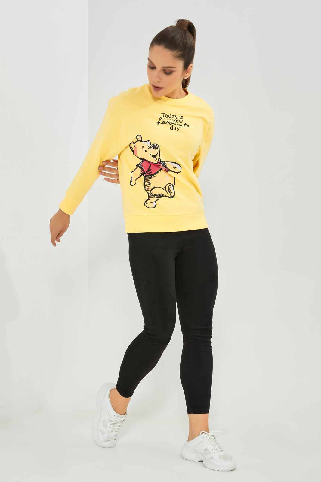 Redtag-Women-Yellow-Wininie-The-Pooh-Character-Sweat-Shirt-(blank),-Category:Sweatshirts,-Colour:Yellow,-Deals:New-In,-Filter:Women's-Clothing,-New-In-Women-APL,-Non-Sale,-Section:Women,-W22B,-Women-Sweatshirts-Women's-