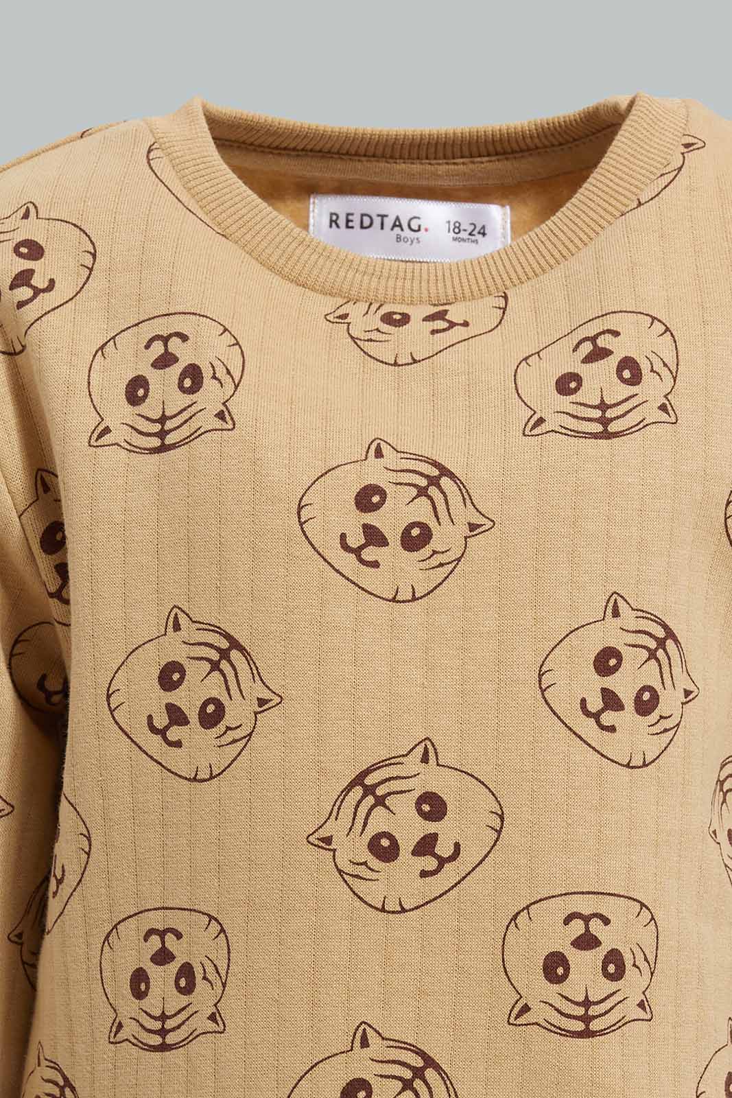 Redtag-Boys-Stone-Panelled-Printed-Jogging-Suit-Category:Jog-Sets,-Colour:Beige,-Deals:New-In,-Filter:Infant-Boys-(3-to-24-Mths),-INB-Jog-Sets,-New-In-INB-APL,-Non-Sale,-Section:Boys-(0-to-14Yrs),-W22B-Infant-Boys-3 to 24 Months