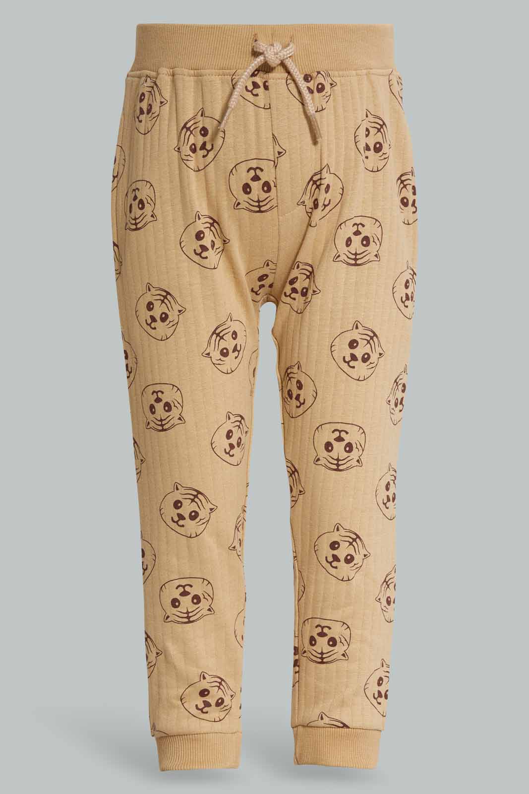 Redtag-Boys-Stone-Panelled-Printed-Jogging-Suit-Category:Jog-Sets,-Colour:Beige,-Deals:New-In,-Filter:Infant-Boys-(3-to-24-Mths),-INB-Jog-Sets,-New-In-INB-APL,-Non-Sale,-Section:Boys-(0-to-14Yrs),-W22B-Infant-Boys-3 to 24 Months
