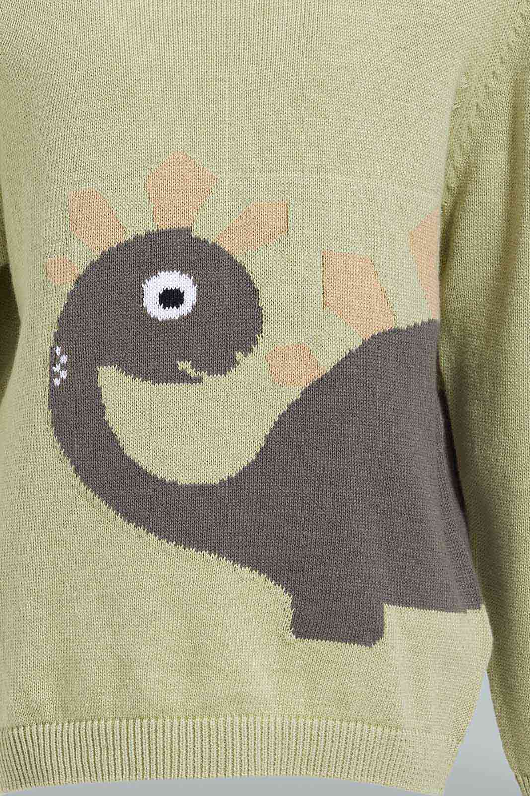 Redtag-Boys-Grey-Dino-Printed-Pullover-Category:Pullovers,-Colour:Grey,-Deals:New-In,-Filter:Infant-Boys-(3-to-24-Mths),-INB-Pullovers,-New-In-INB-APL,-Non-Sale,-Section:Boys-(0-to-14Yrs),-W22B-Infant-Boys-3 to 24 Months