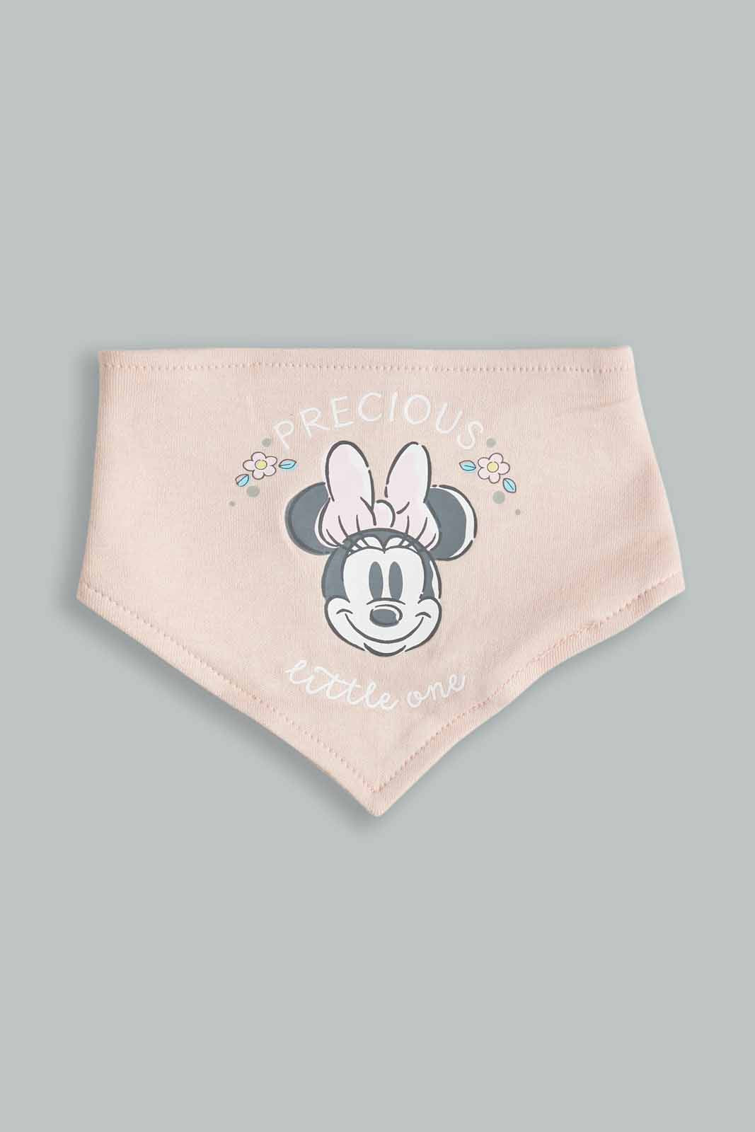 Redtag-Girls-Pink-2Pc-Minnie-Mouse-Bib-Pack-Category:Newborn-Accessories,-CHA,-Colour:White,-Deals:New-In,-Dept:New-Born,-Filter:Baby-(0-to-12-Mths),-NBG-Newborn-Accessories,-New-In-NBG-APL,-Non-Sale,-Section:Boys-(0-to-14Yrs),-W22B-Baby-