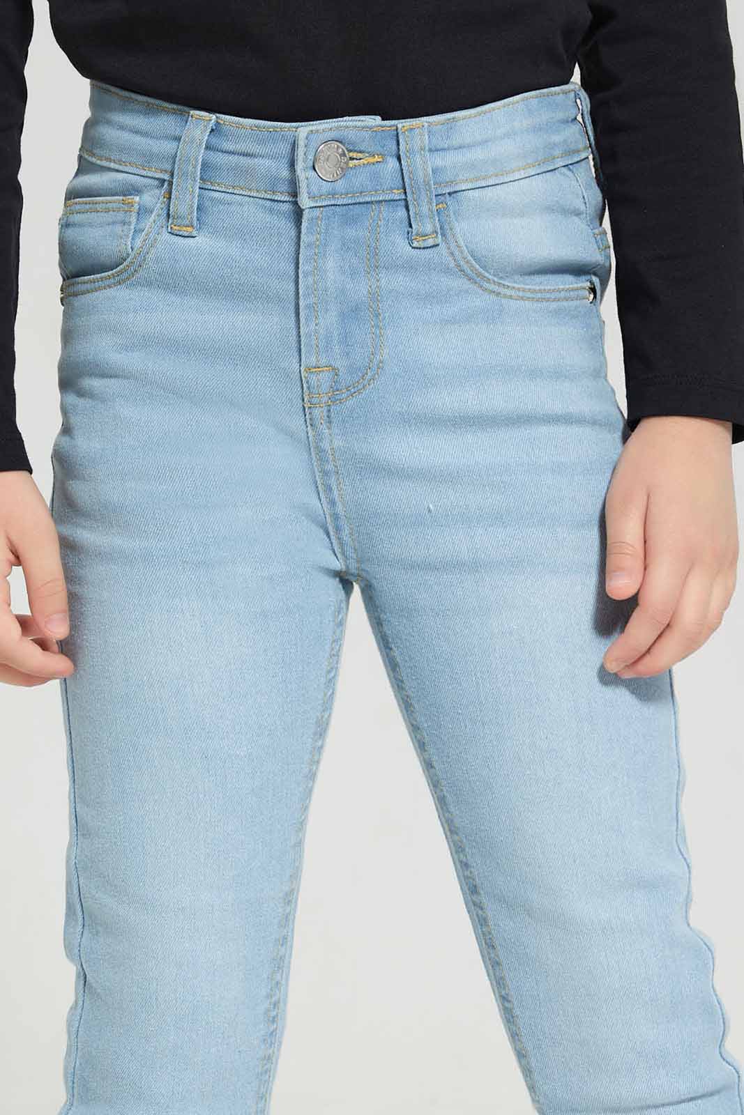 Redtag-Girls-Light-Wash-Skinny-Jeans-Category:Jeans,-Colour:Light-Wash,-Deals:New-In,-Filter:Girls-(2-to-8-Yrs),-GIR-Jeans,-New-In-GIR-APL,-Non-Sale,-Section:Girls-(0-to-14Yrs),-W22B-Girls-2 to 8 Years